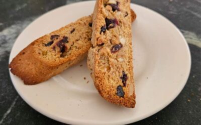Gluten Free Cranberry Pistachio Biscotti